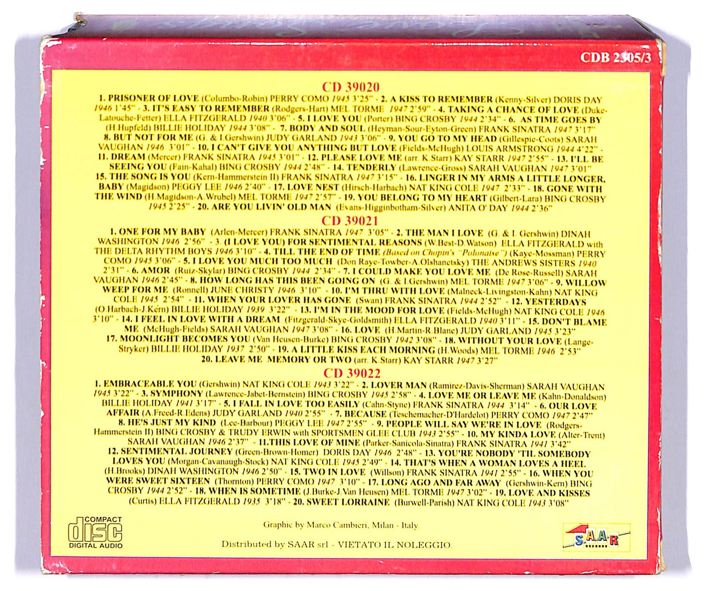 EBOND Various - Love Songs CD CD067425