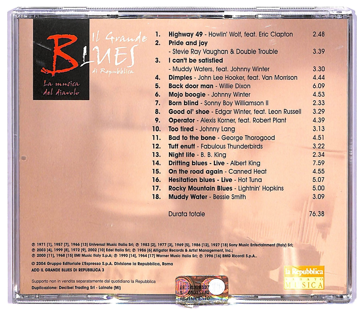 EBOND Various - La Musica Del Diavolo COMPILATION EDITORIALE JEWEL CASE CD CD067538