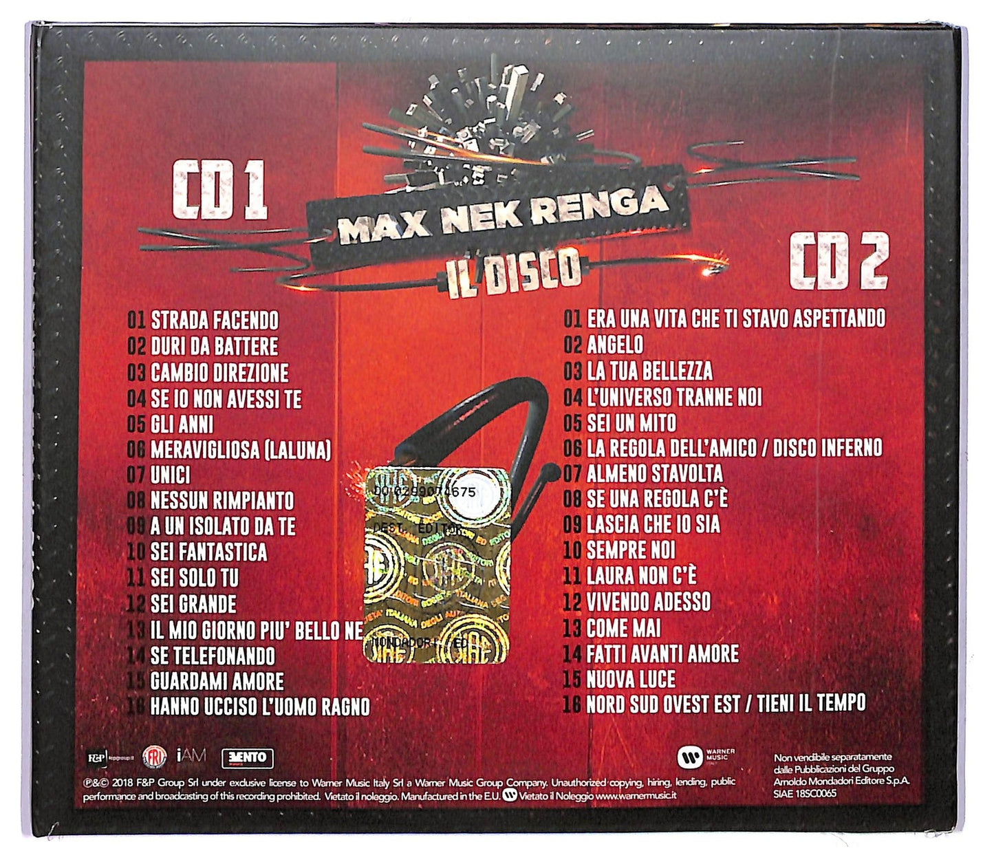 EBOND Max Nek Renga - Max Nek Renga Il Disco ALBUM EDITORIALE DIGIPACK CD CD067704