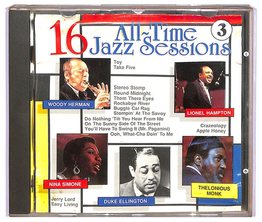 EBOND Various - 16 All-Time Jazz Sessions 3 COMPILATION EDITORIALE JEWEL CASE CD CD067708
