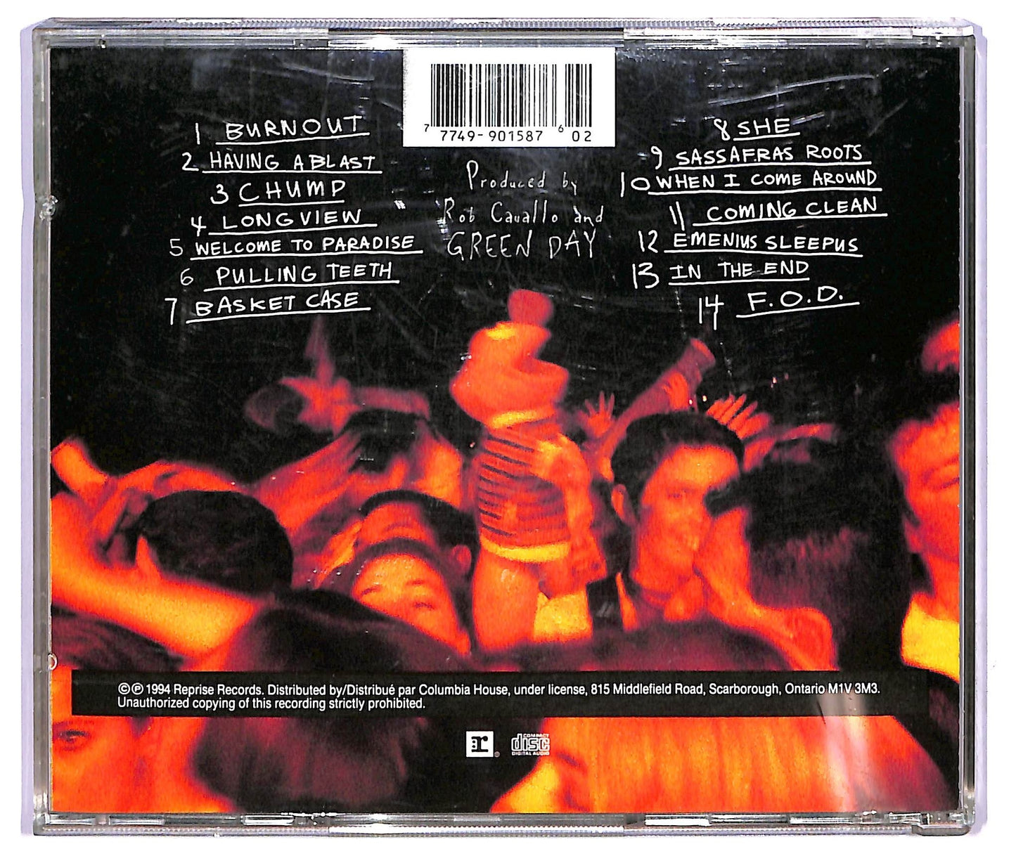 EBOND Green Day - Dookie ALBUM JEWEL CASE CD CD067850