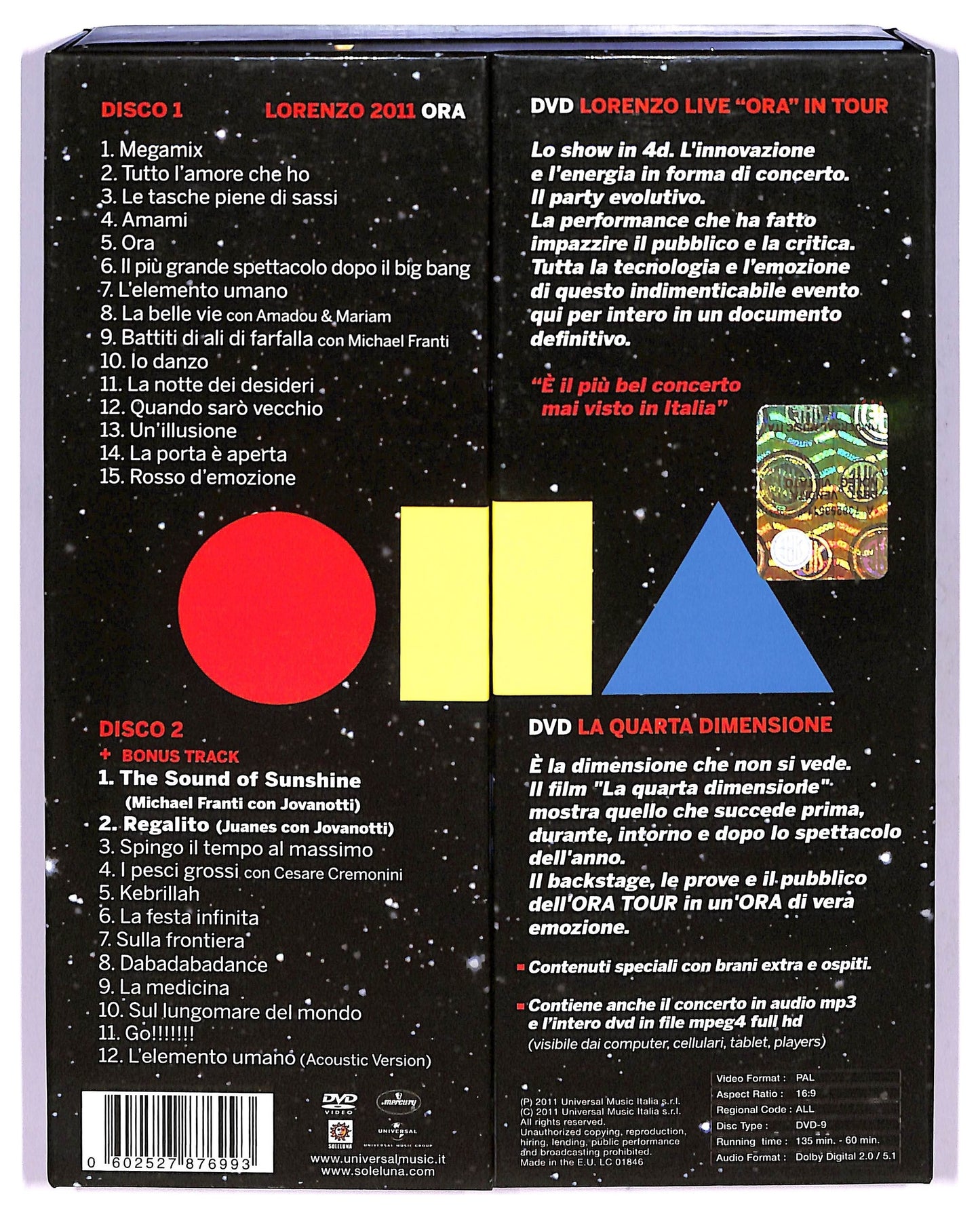 EBOND Lorenzo Jovanotti Cherubini - Ora CD CD068110