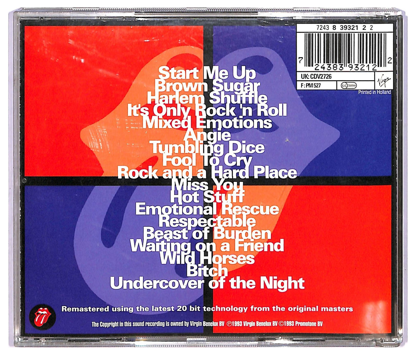 EBOND The Rolling Stones - Jump Back (The Best Of The Rolling Stones '71 - '93) CD CD068406