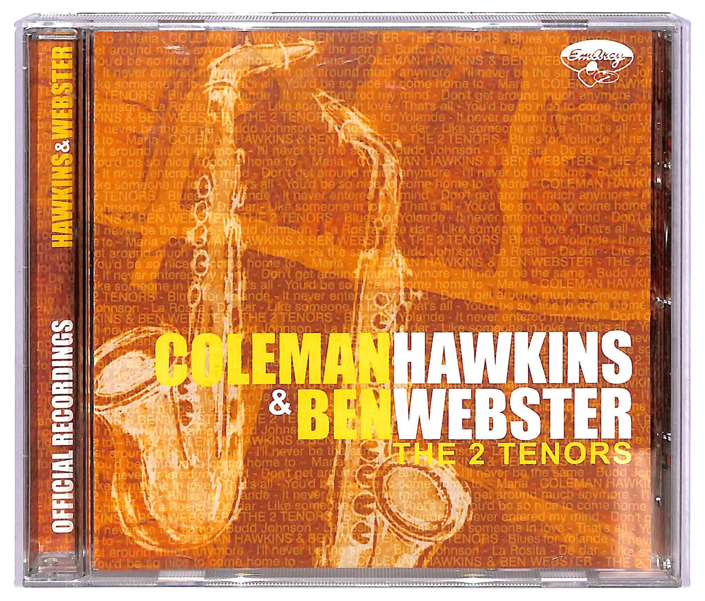 EBOND Coleman Hawkins & Ben Webster - The 2 Tenors CD CD068414