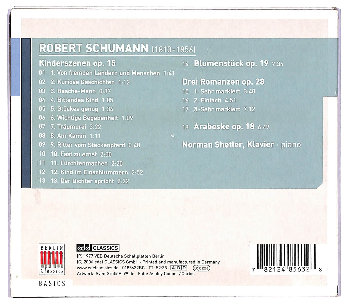EBOND Robert Schumann - Kinderszenen Klavierwerke CD CD068422
