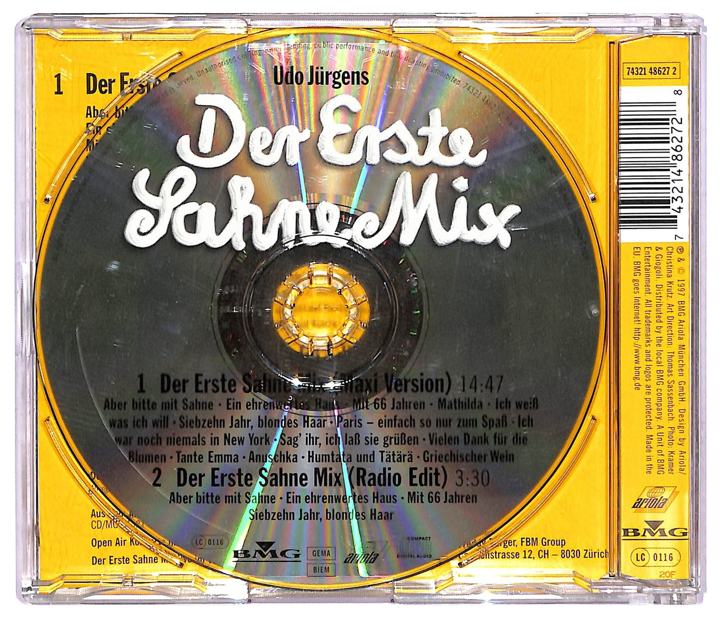 EBOND Udo Jurgens - Der Erste Sahne Mix CD CD068430