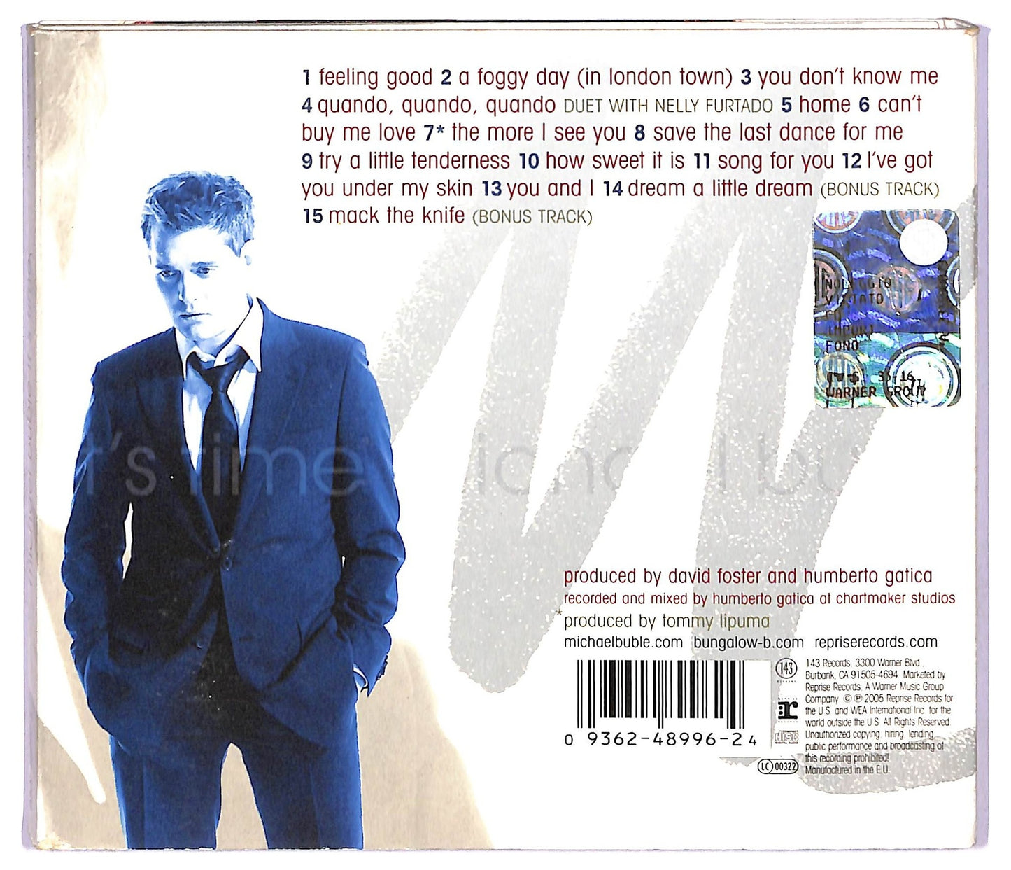 EBOND Michael Buble - It's Time CD CD068439
