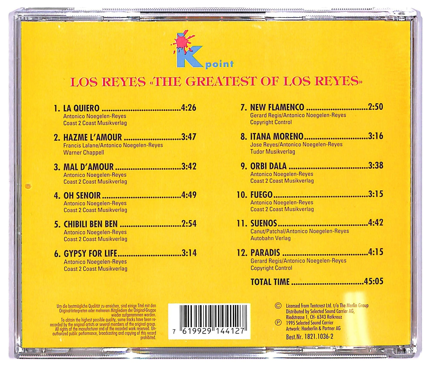 EBOND Los Reyes - The Greatest Of Los Reyes CD CD068501