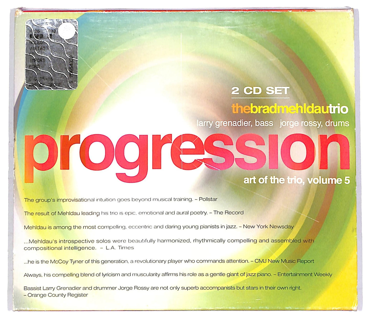 EBOND Brad Mehldau Trio - Progression: Art Of The Trio, Volume 5 CD CD068717