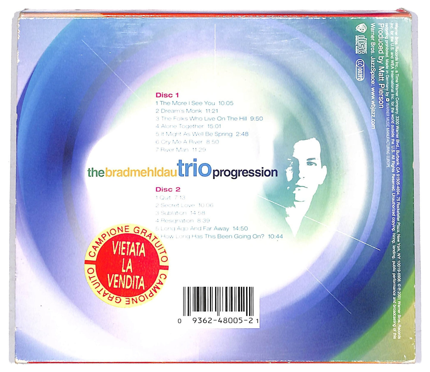 EBOND Brad Mehldau Trio - Progression: Art Of The Trio, Volume 5 CD CD068717