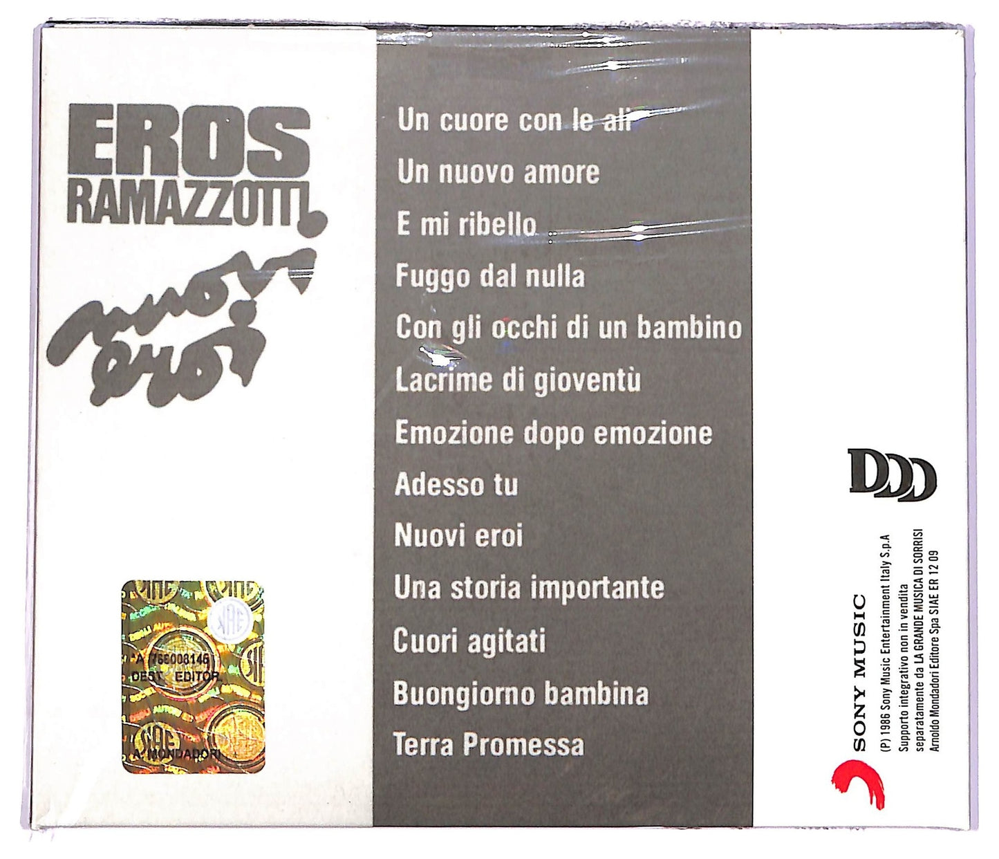 EBOND Eros Ramazzotti - Nuovi Eroi CD CD068760