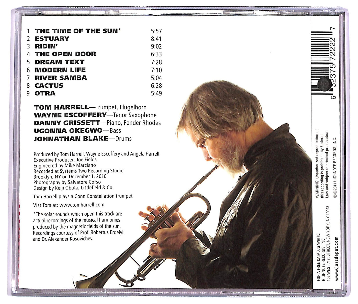 EBOND Tom Harrell - The Time Of The Sun CD CD068765