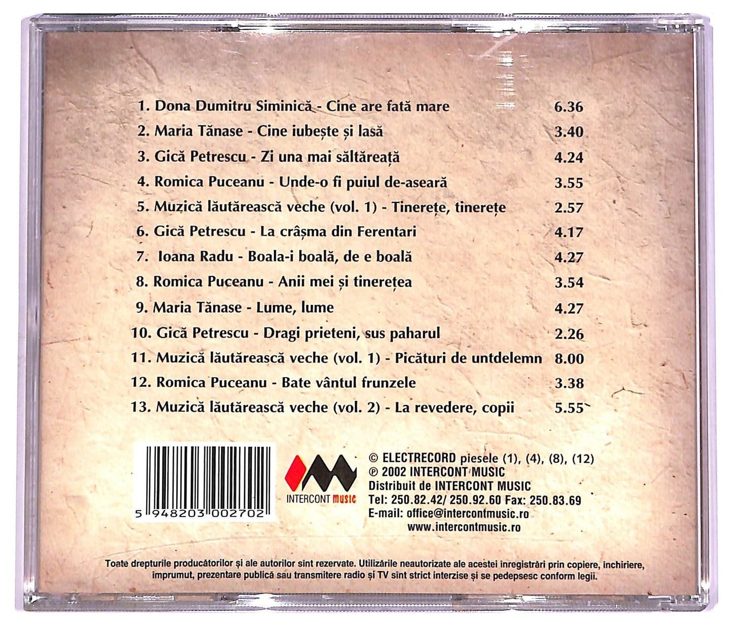 EBOND Various - Cantă-mi Lăutare! CD CD068835