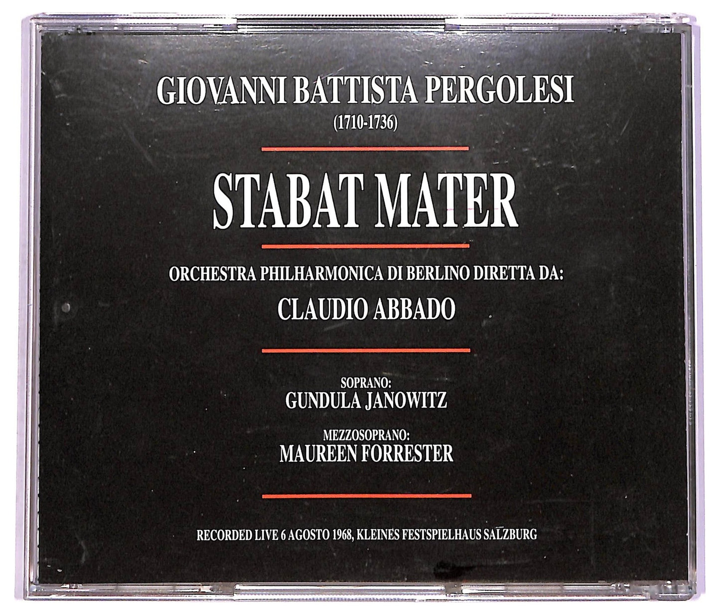 EBOND G.B. Pergolesi - Stabat Mater CD CD068840