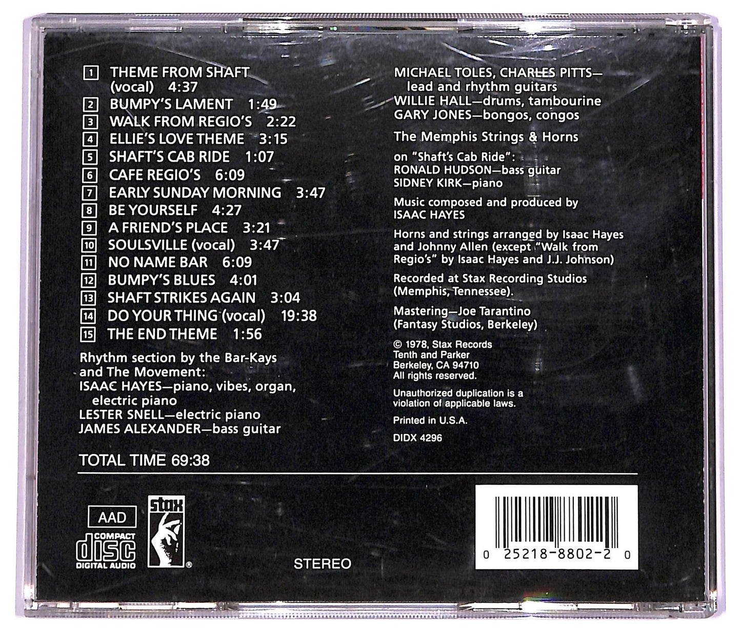 EBOND Isaac Hayes - Shaft CD CD068846