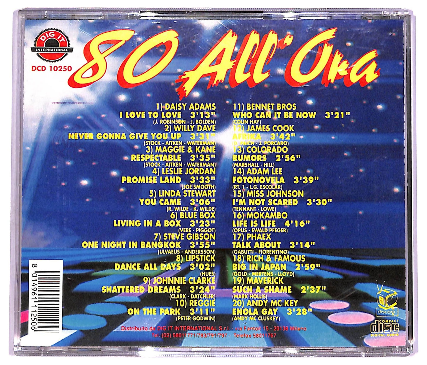 EBOND Various - 80 All'Ora CD CD068923