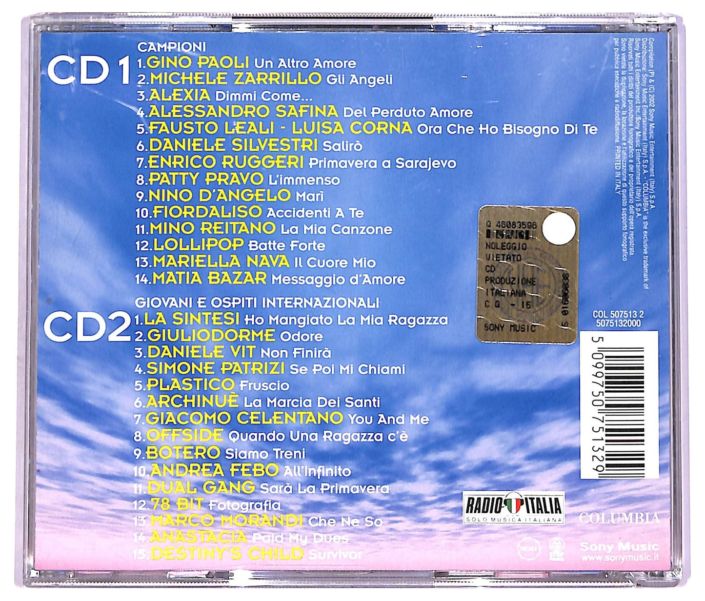 EBOND Various - Supersanremo 2002 CD CD068928
