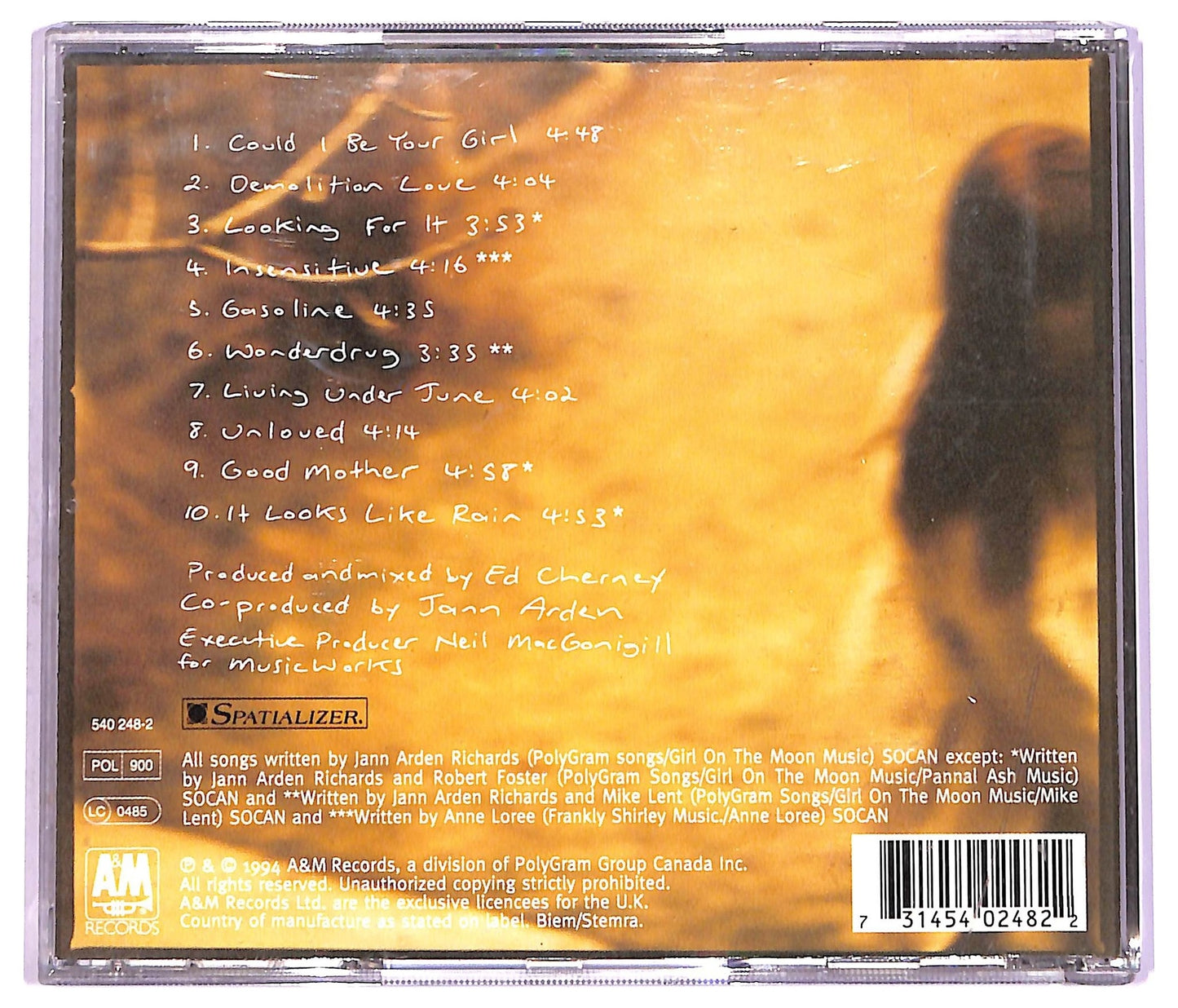 EBOND Jann Arden - Living Under June CD CD068951