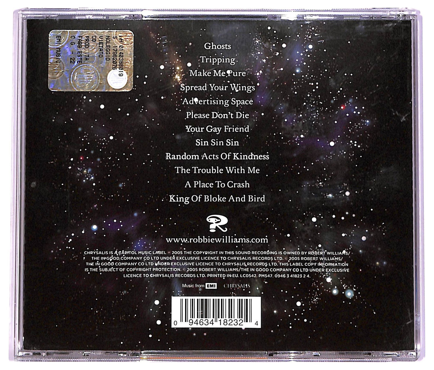 EBOND Robbie Williams - Intensive Care CD CD069010