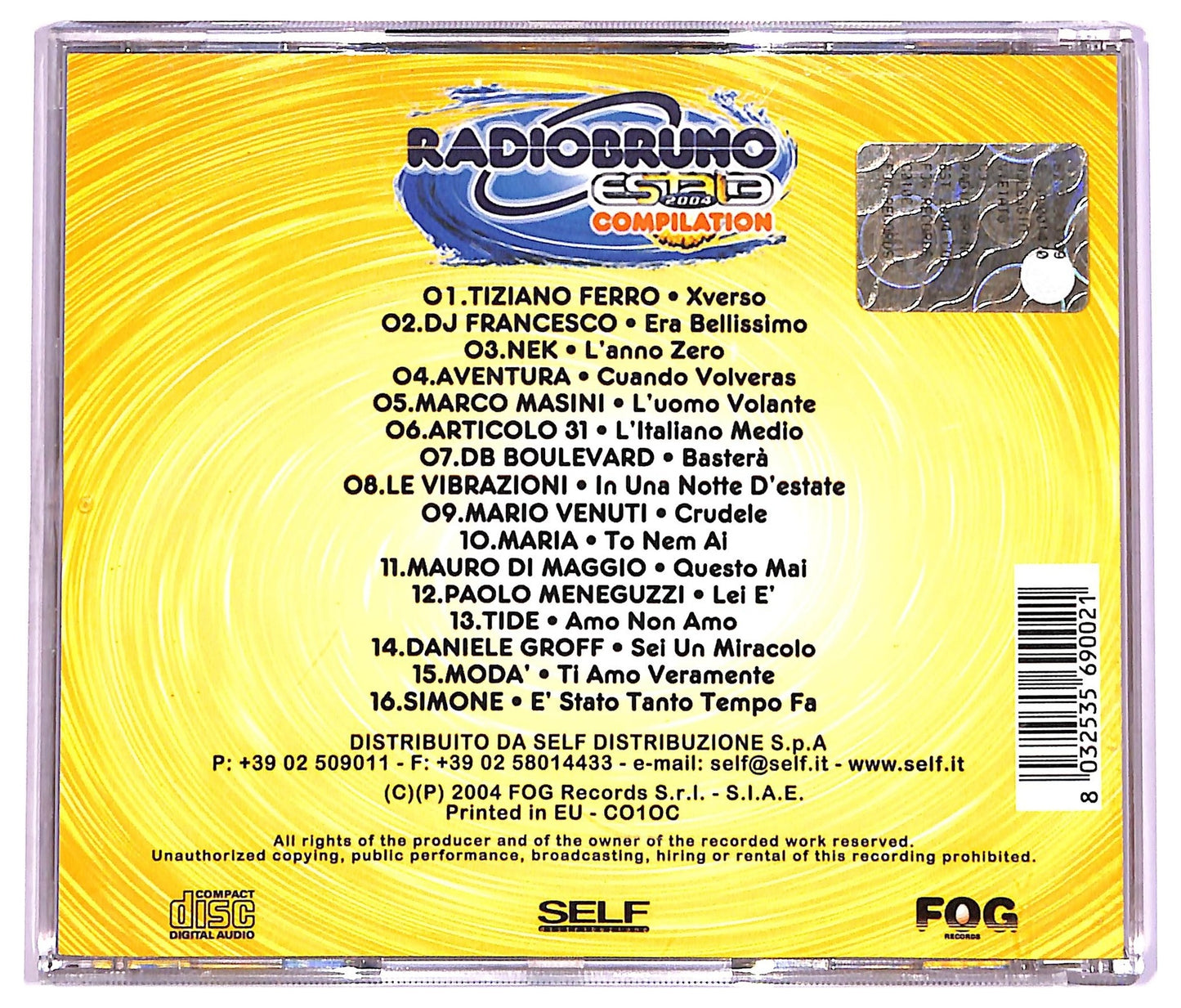EBOND Various - Radio Bruno Estate 2004 CD CD069022