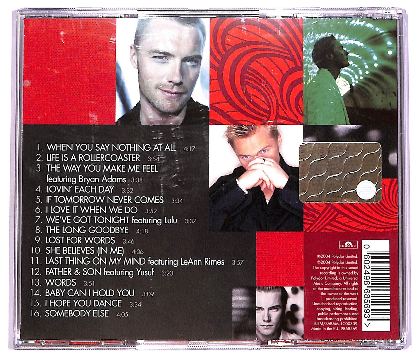 EBOND Ronan Keating - 10 Years Of Hits CD CD069033