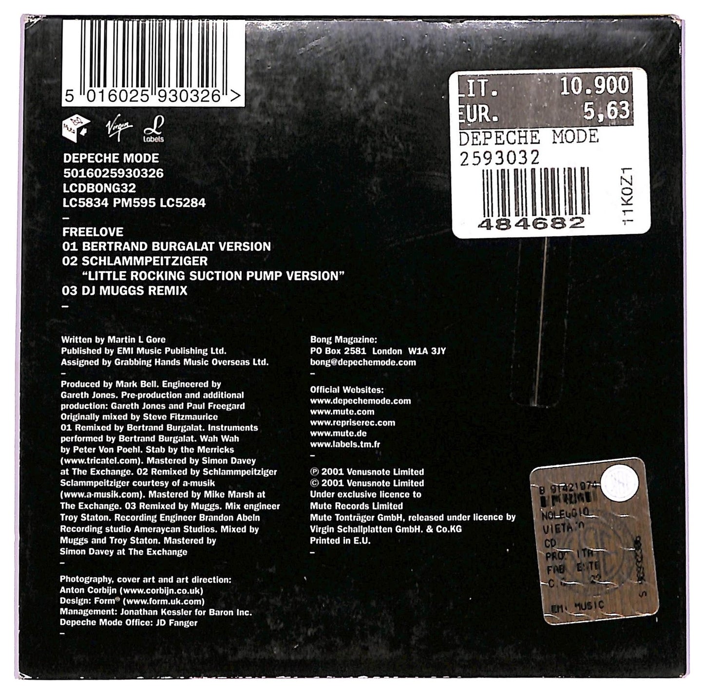 EBOND Depeche Mode - Freelove CD CD069104