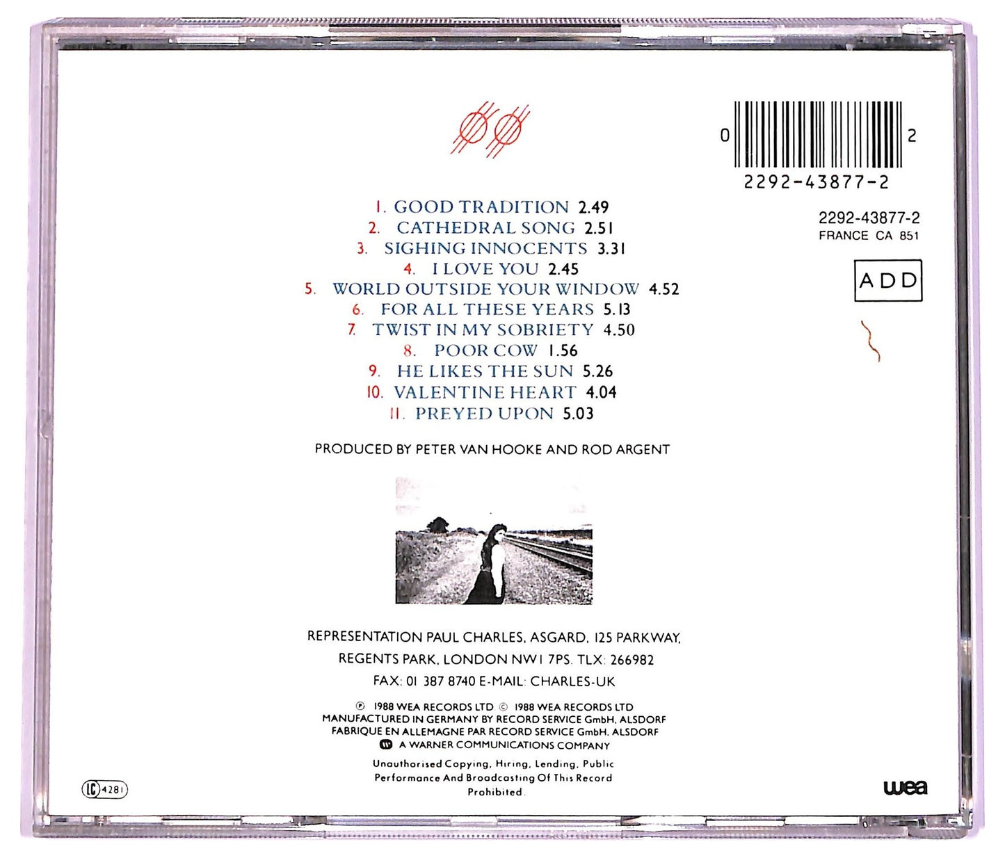 EBOND Tanita Tikaram - Ancient Heart CD CD069131