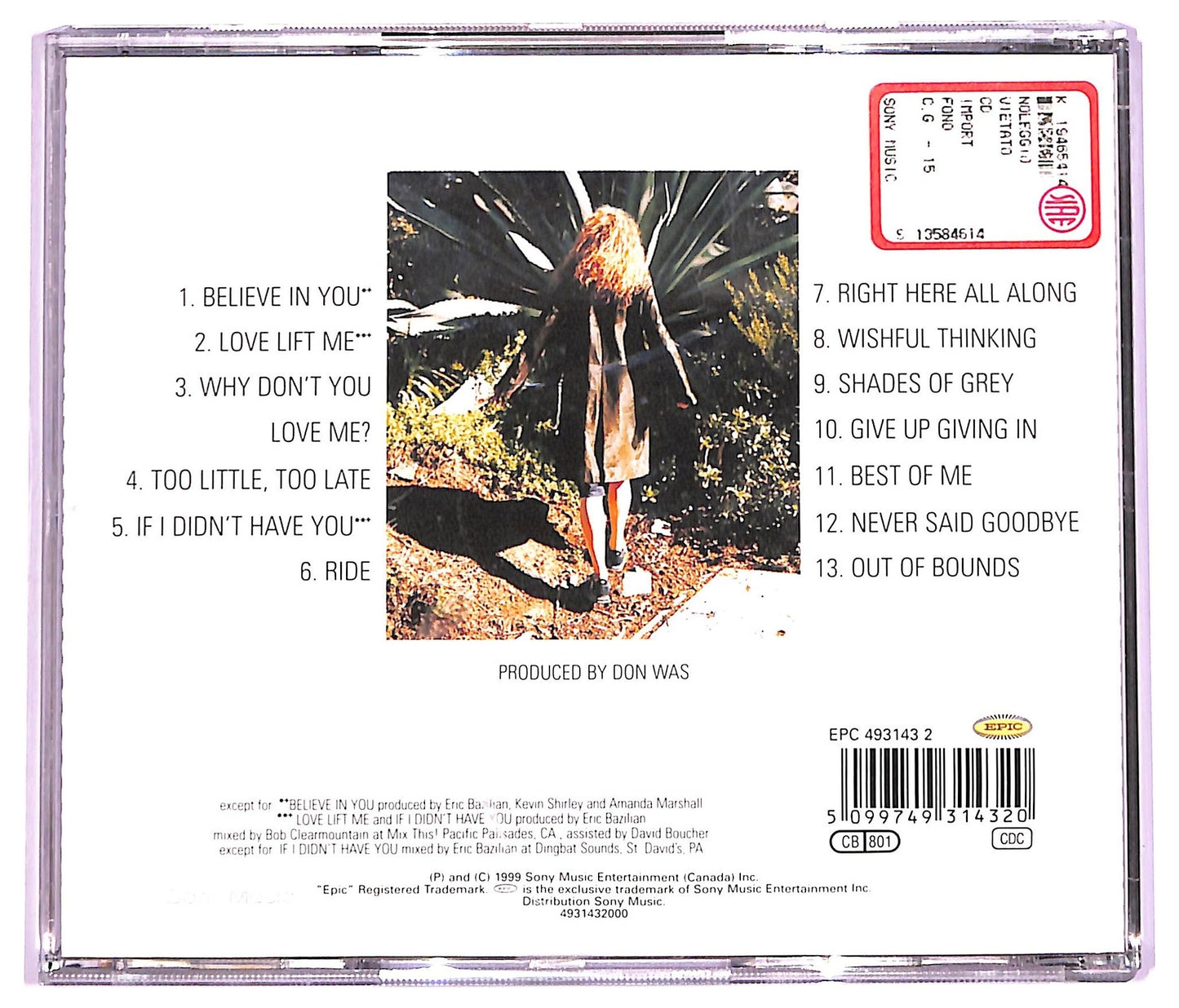 EBOND Amanda Marshall - Tuesday's Child CD CD069143
