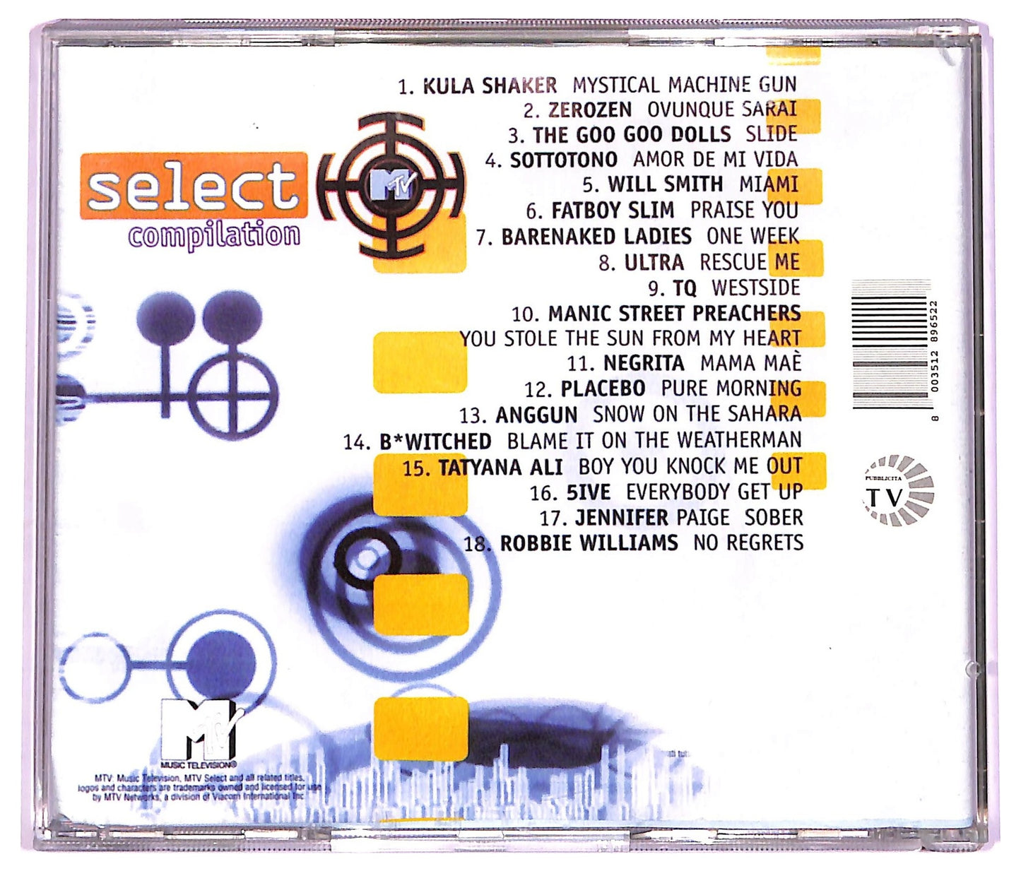 EBOND Various - Select MTV Compilation CD CD069217