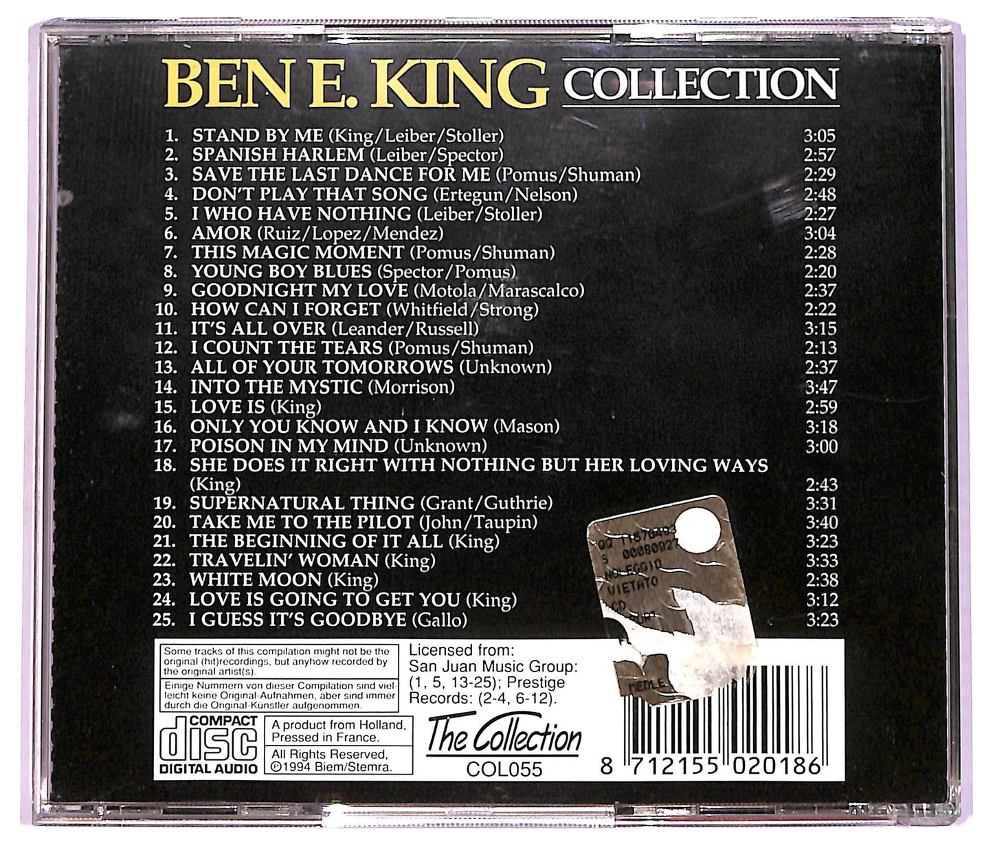 EBOND Ben E. King - Collection CD CD069237