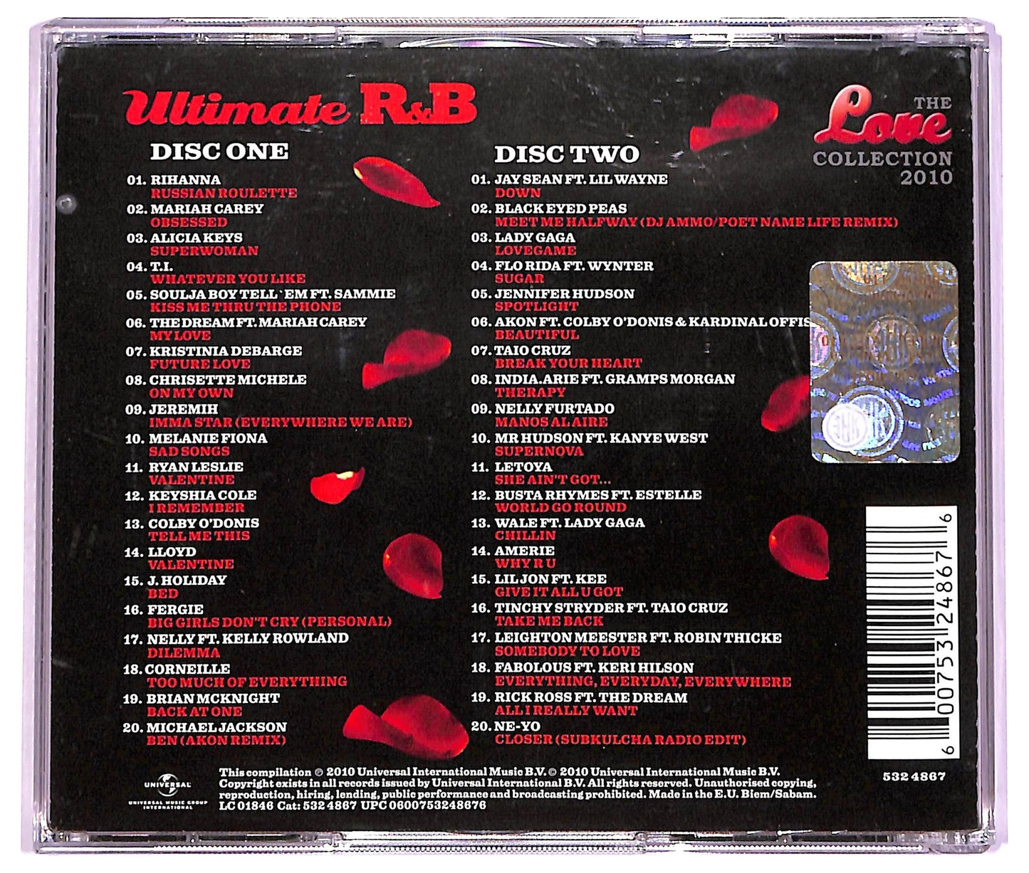 EBOND Various - Ultimate R&B: The Love Collection 2010 CD CD069247