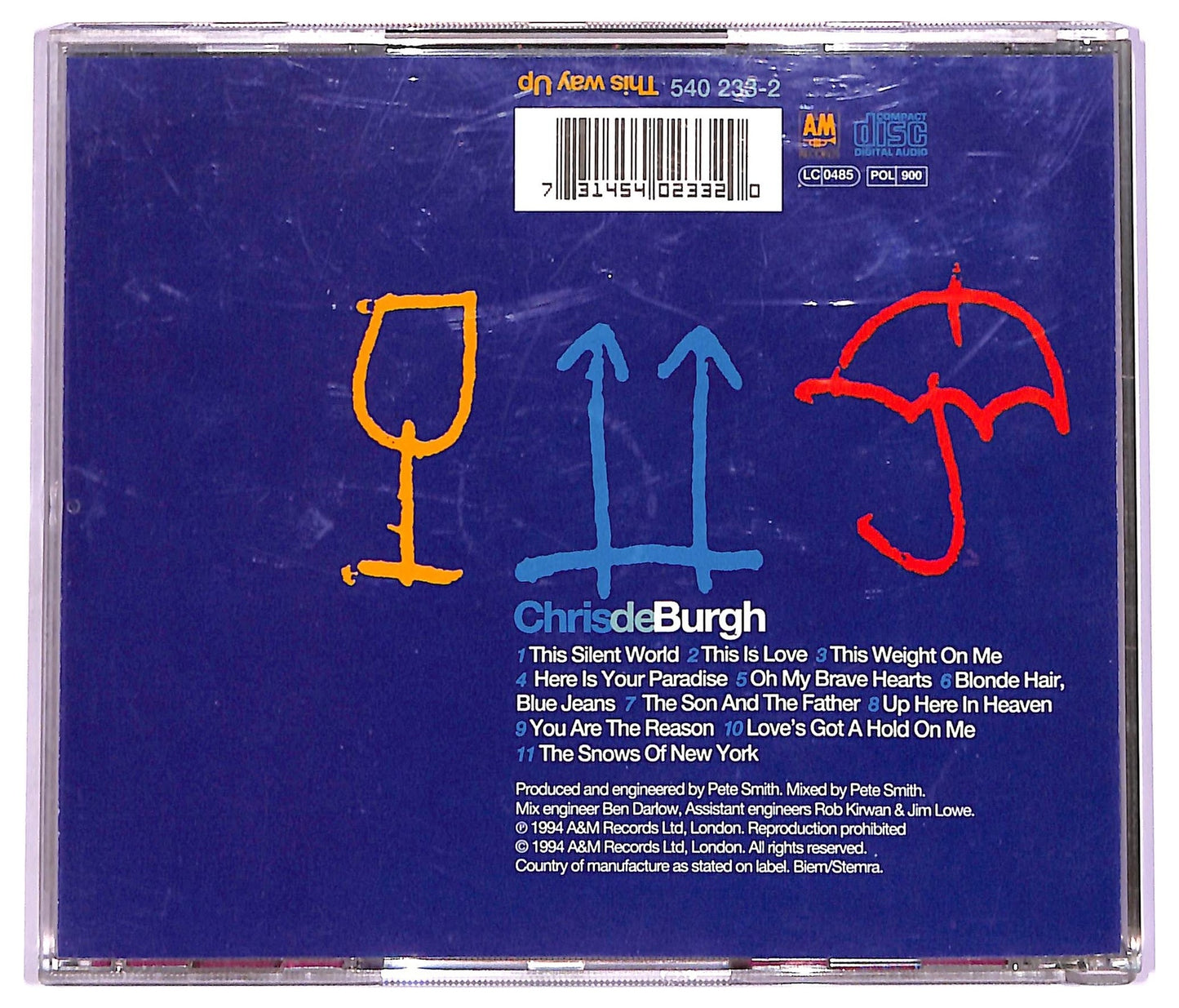 EBOND Chris De Burgh - This Way Up CD CD069309
