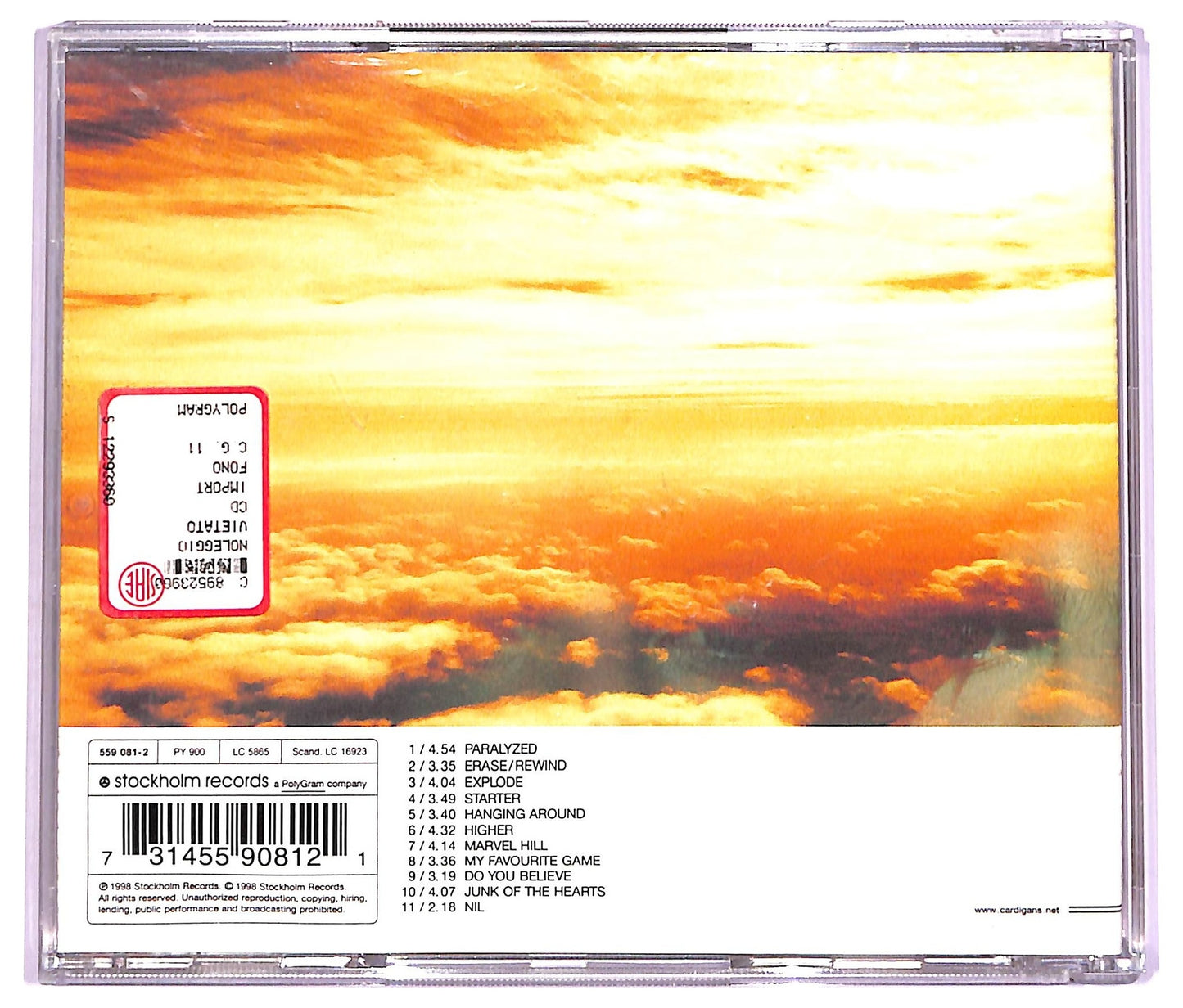 EBOND The Cardigans - Gran Turismo CD CD069310