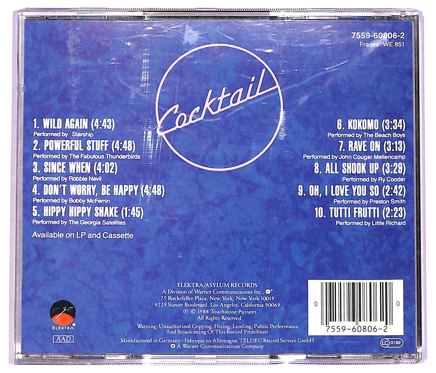 EBOND Various - Cocktail (Soundtrack) CD CD069322