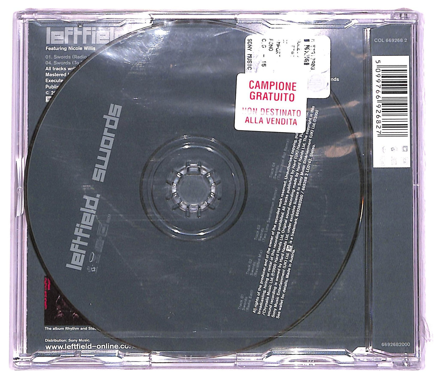 EBOND Leftfield Featuring Nicole Willis - Swords CD CD069364