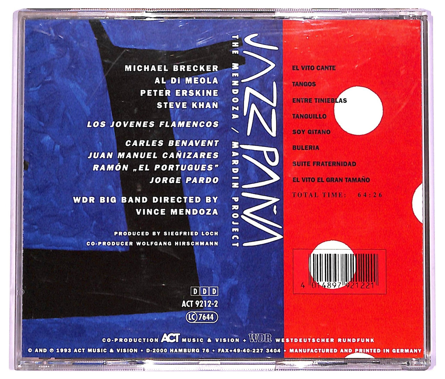 EBOND The Mendoza / Mardin Project - Jazzpana CD CD069429