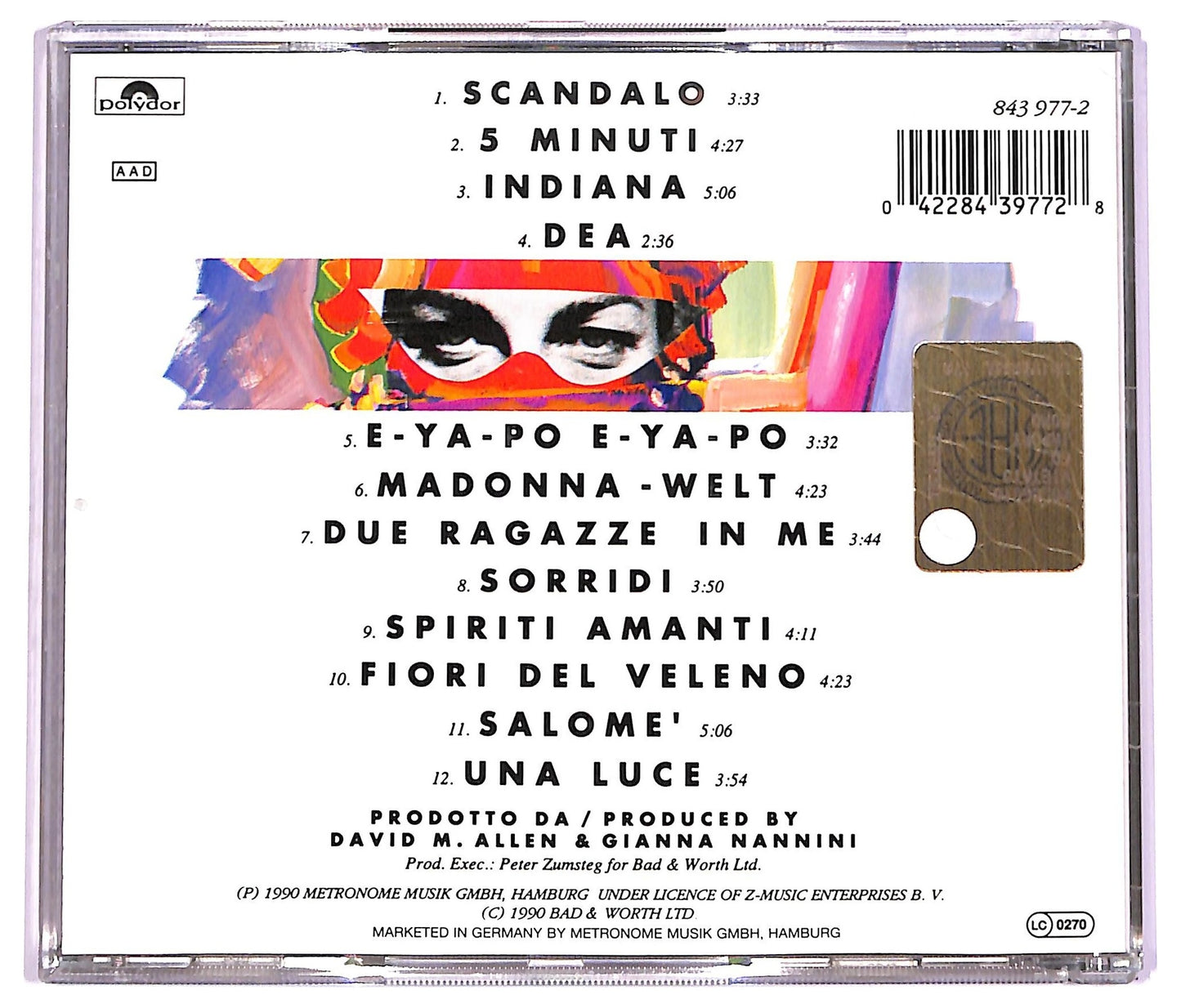 EBOND Gianna Nannini - Scandalo CD CD069509