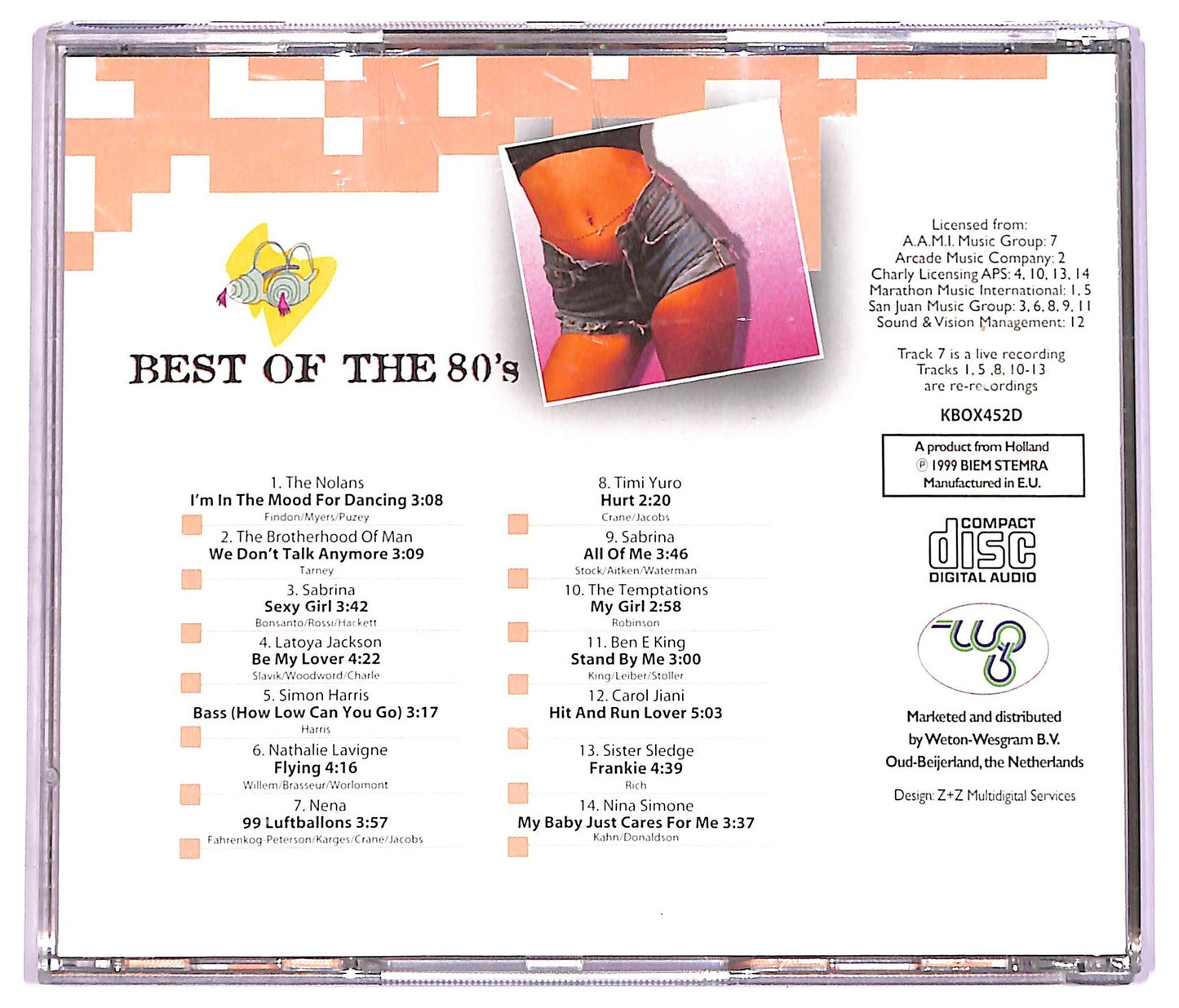 EBOND Various - best of the 80's cd 4 CD069540