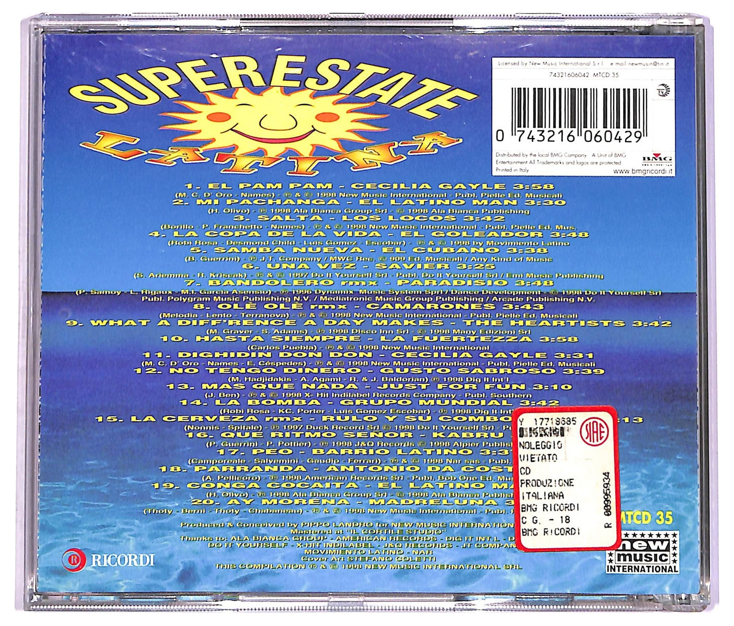 EBOND Various - superestate Latina CD CD069546