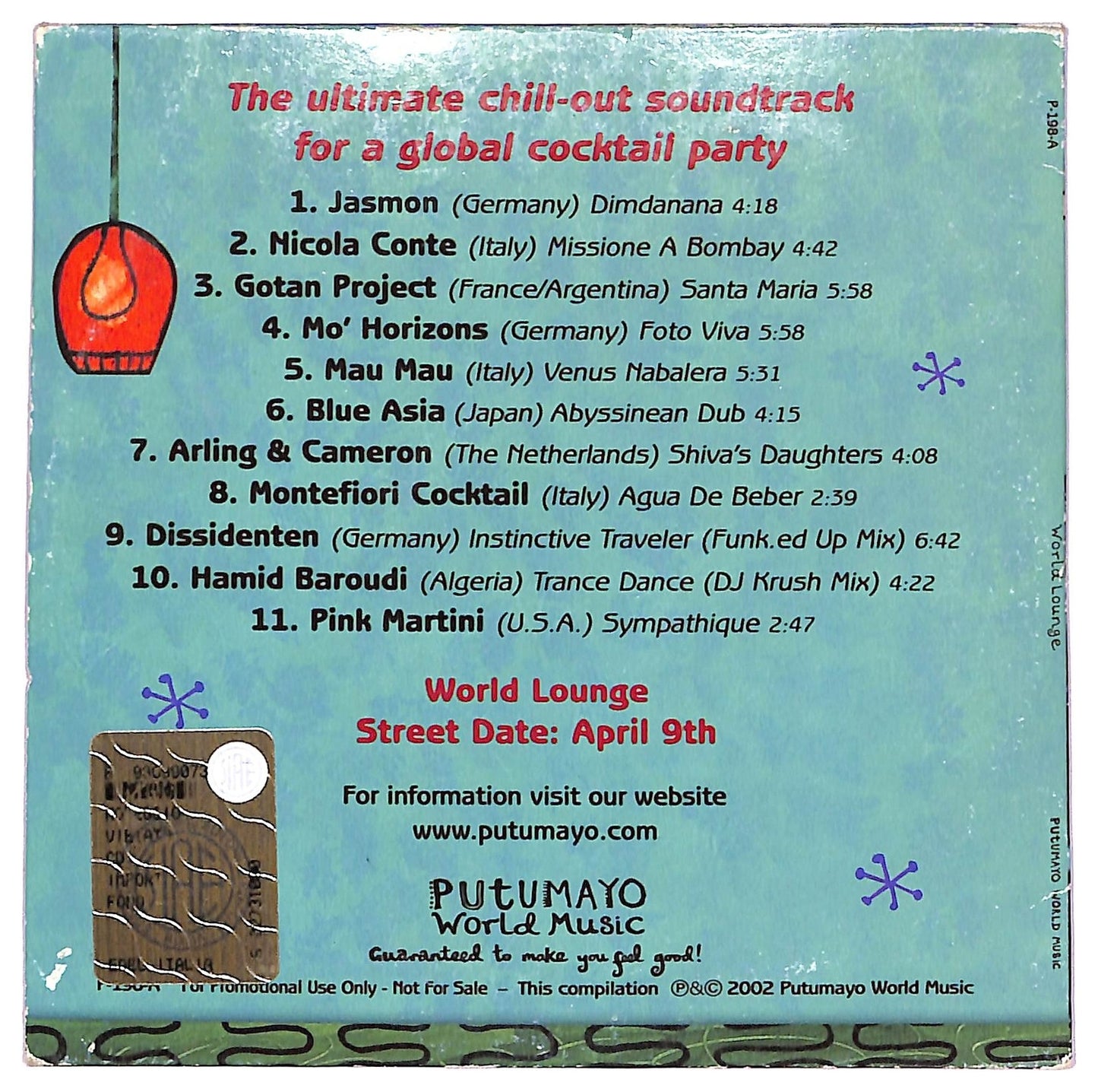 EBOND Various - World Lounge CD CD069753