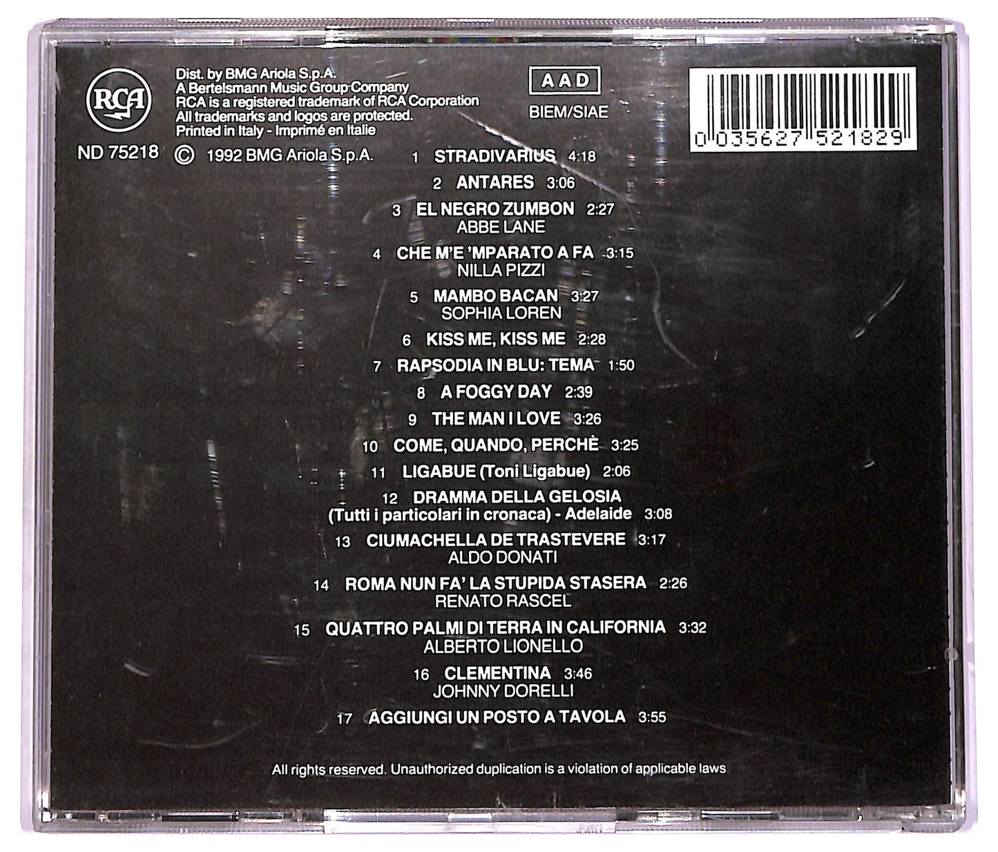 EBOND Armando Trovaioli - Anthology CD CD069829