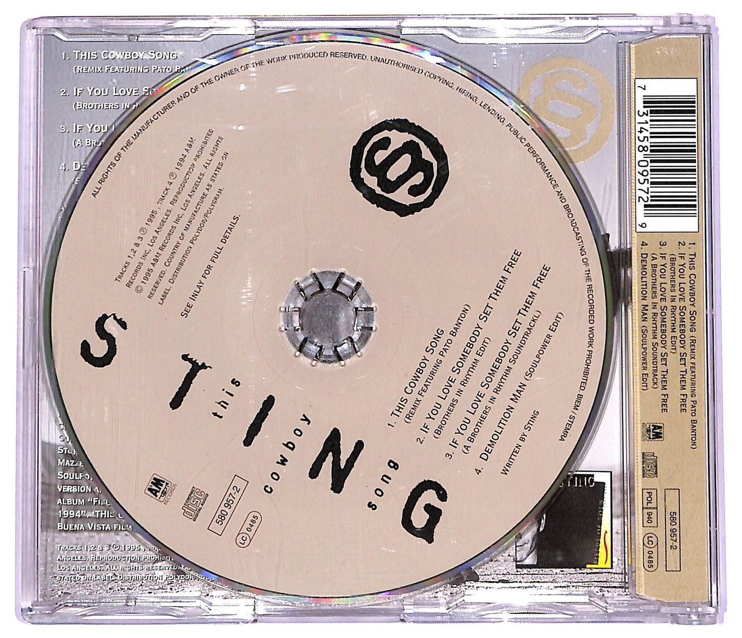 EBOND Sting - This Cowboy Song CD CD069860