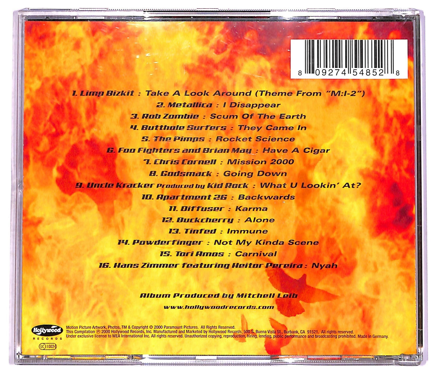EBOND Various - Music From And Inspired By M:I-2 CD CD070044