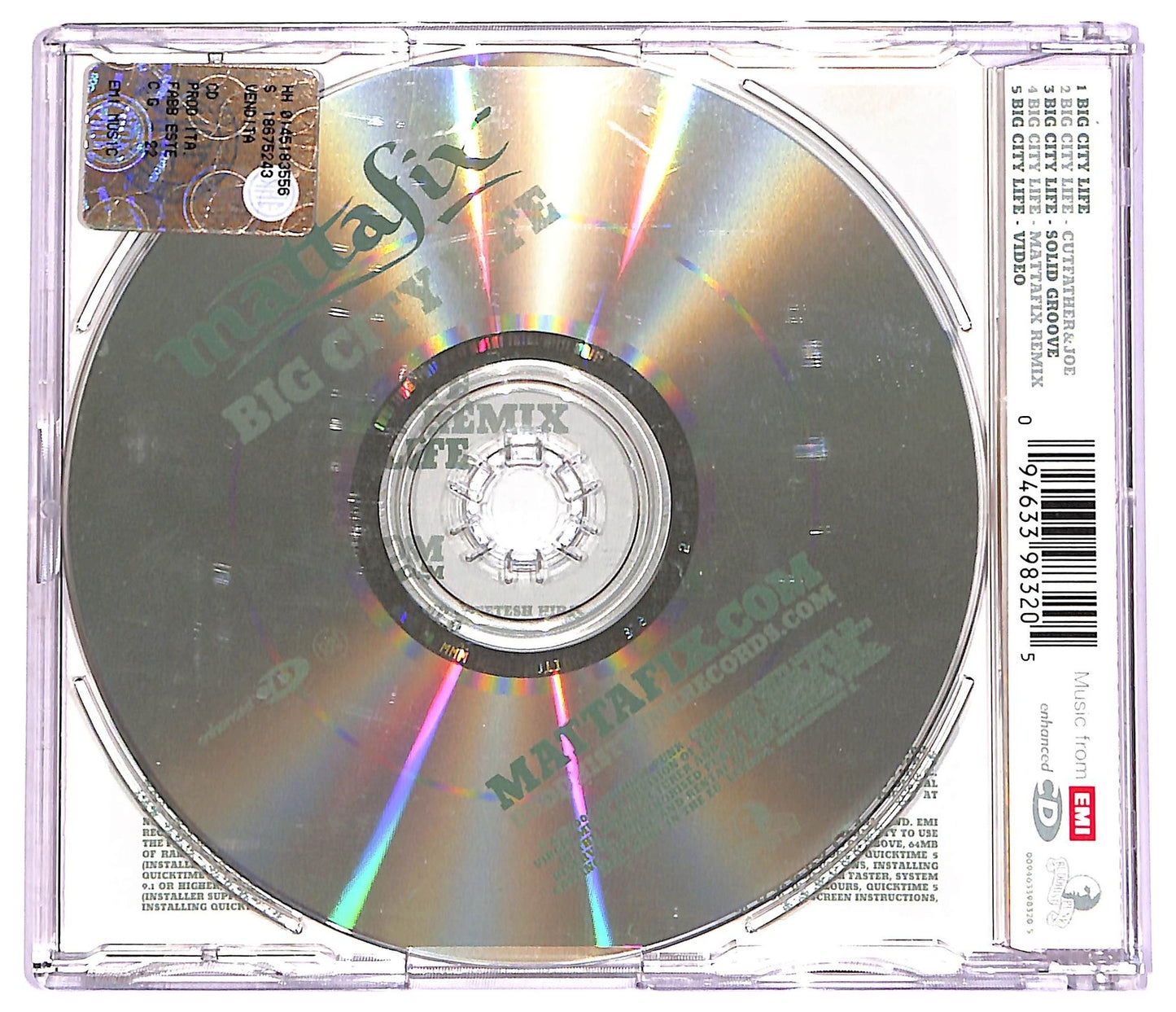 EBOND Mattafix - Big City Life CD CD070056