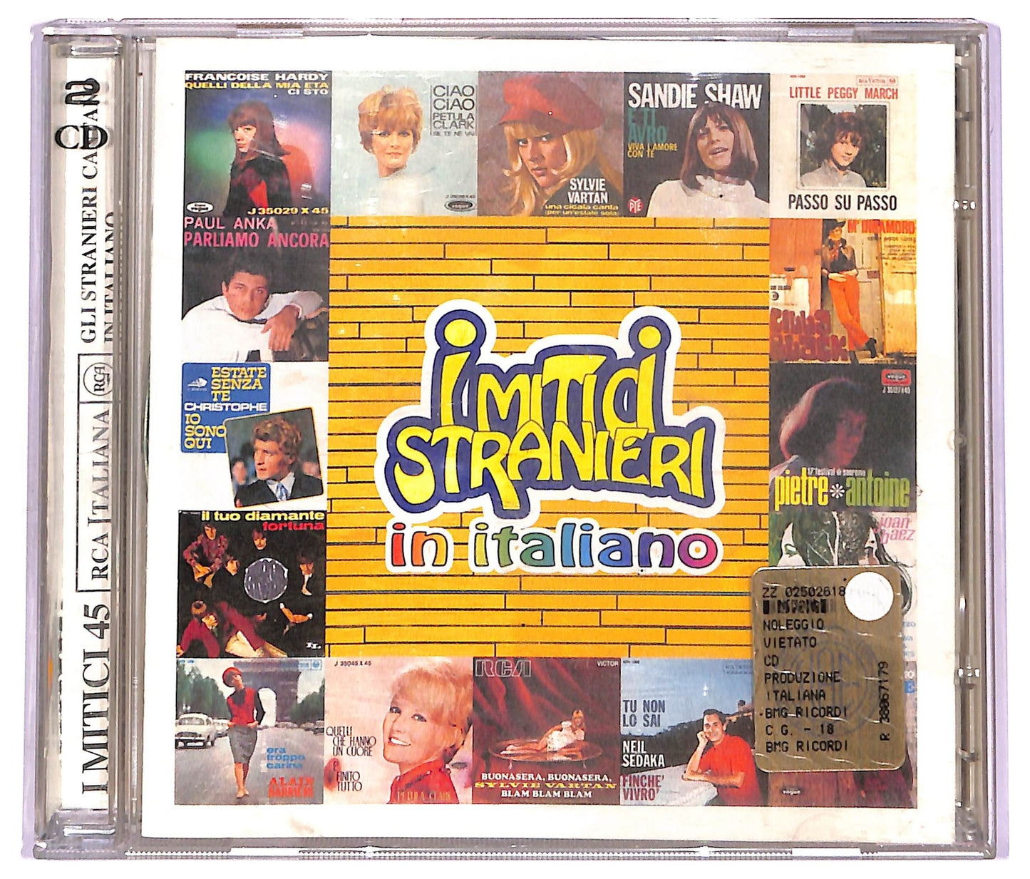 EBOND Various - I Mitici Stranieri In Italiano - I Mitici 45 CD CD070115