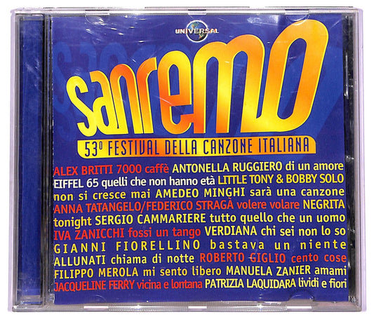 EBOND Various - Sanremo - 53° Festival Della Canzone Italiana CD CD070119