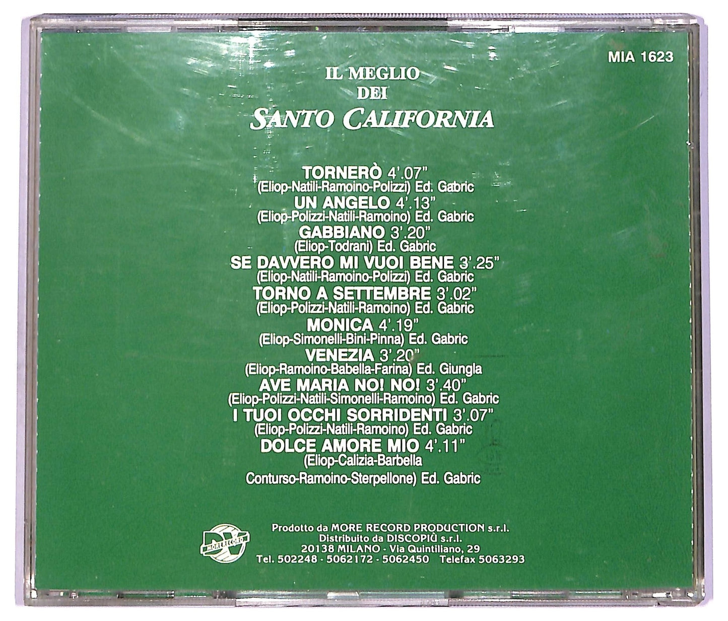 EBOND I Santo California - il meglio di Santo California CD CD070147