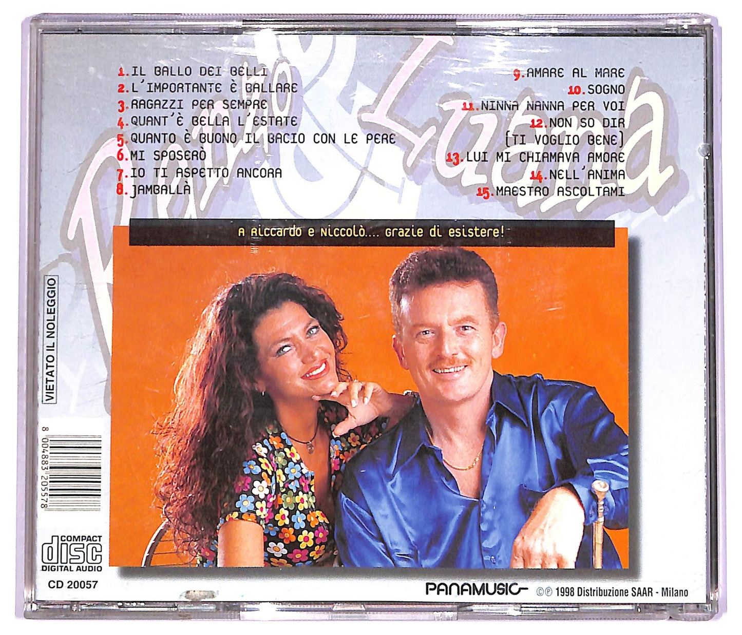 EBOND Renzo & Luana - il meglio di noi CD CD070236