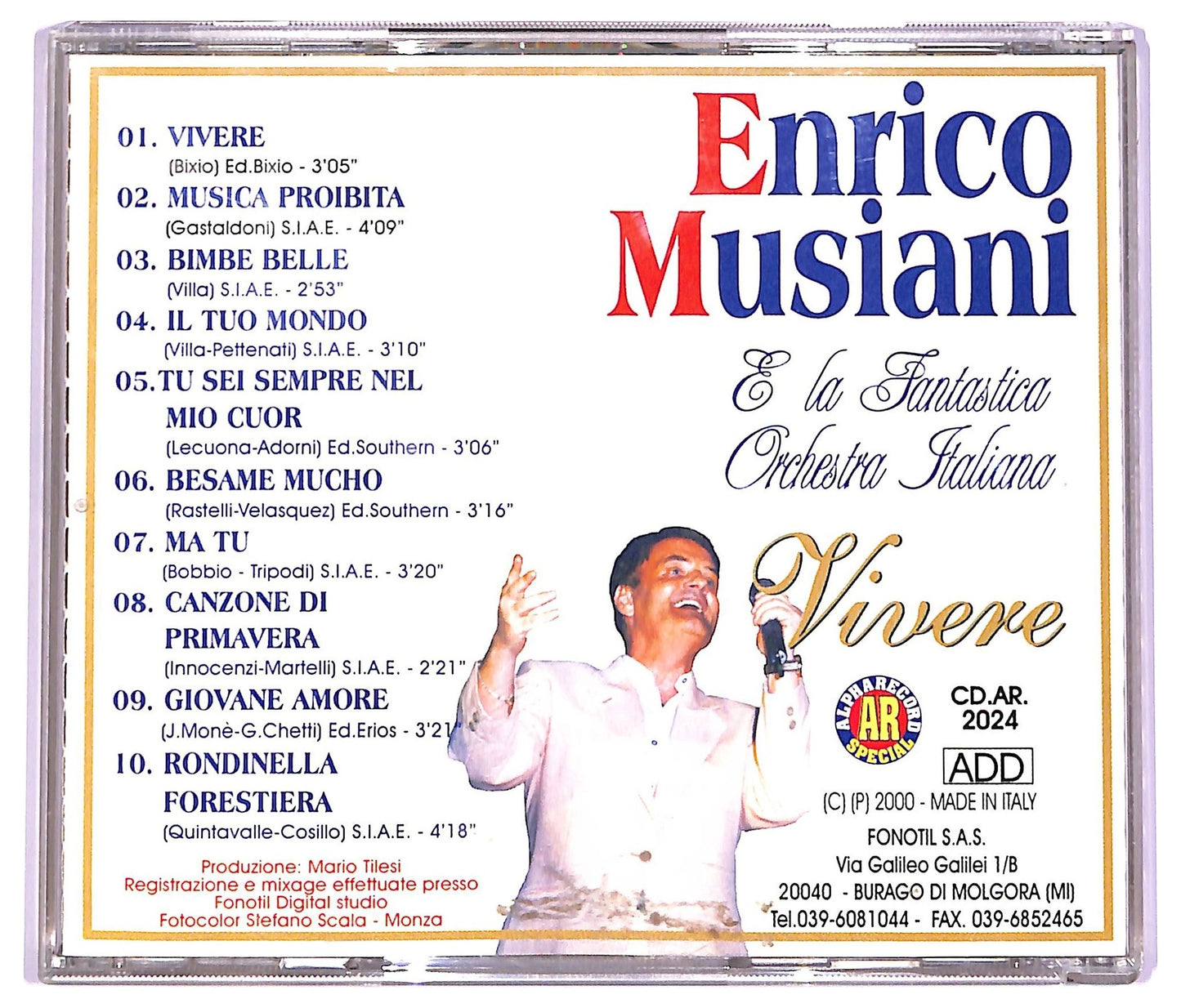 EBOND Enrico Musiani - Vivere CD CD070249