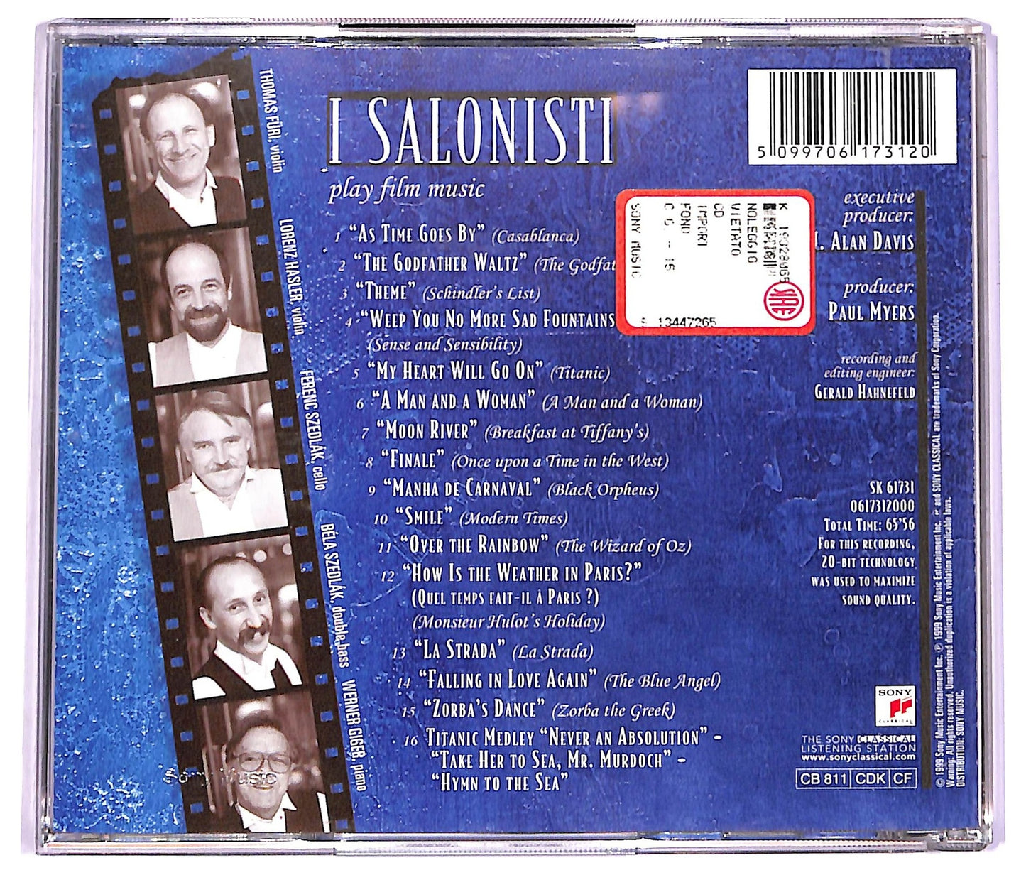 EBOND I Salonisti - Play Film Music CD CD070254